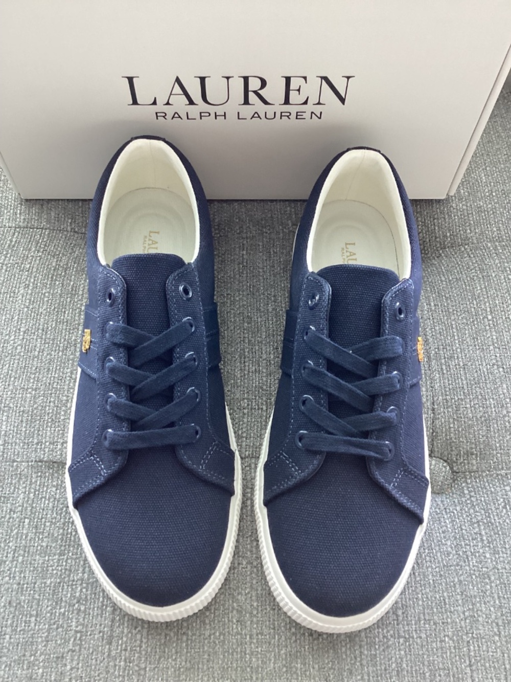 Lauren Ralph Lauren Women's Janson II Lace-Up Sneakers - Picture 10 of 16